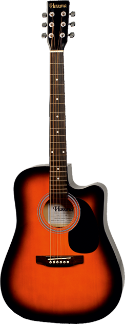 Havana 41 cutaway store acoustic guitar